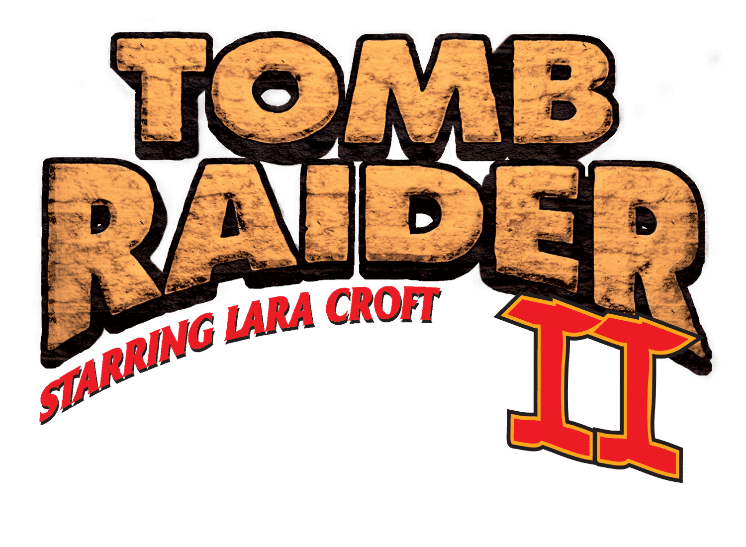 Tomb Raider II logo for Playstation